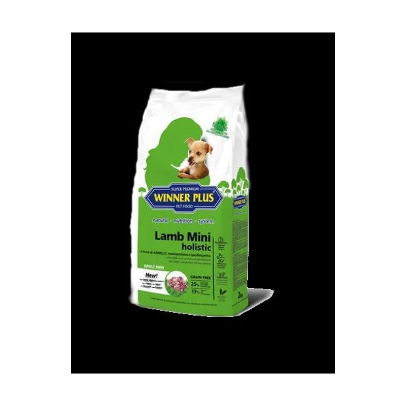 Winner Plus Holistico Mini Cordero Pienso Seco 2Kg