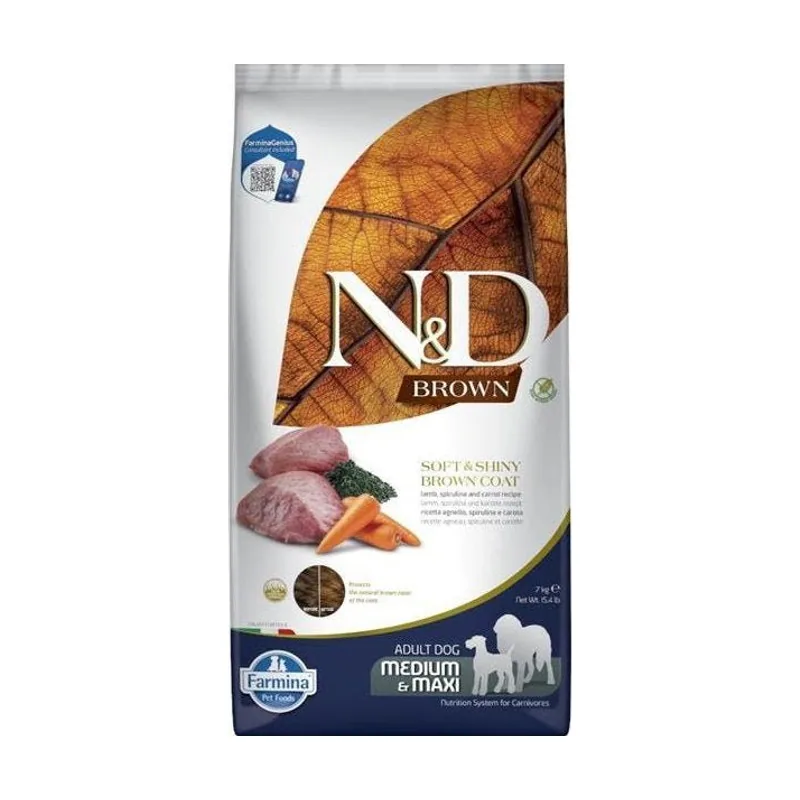 Farmina N&D Brown Dog Cordero Spirulina Alimento Seco 2Kg