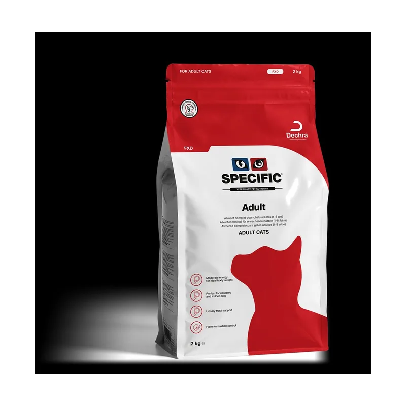 Specific FXD Comida seca para Gatos Adultos 2Kg