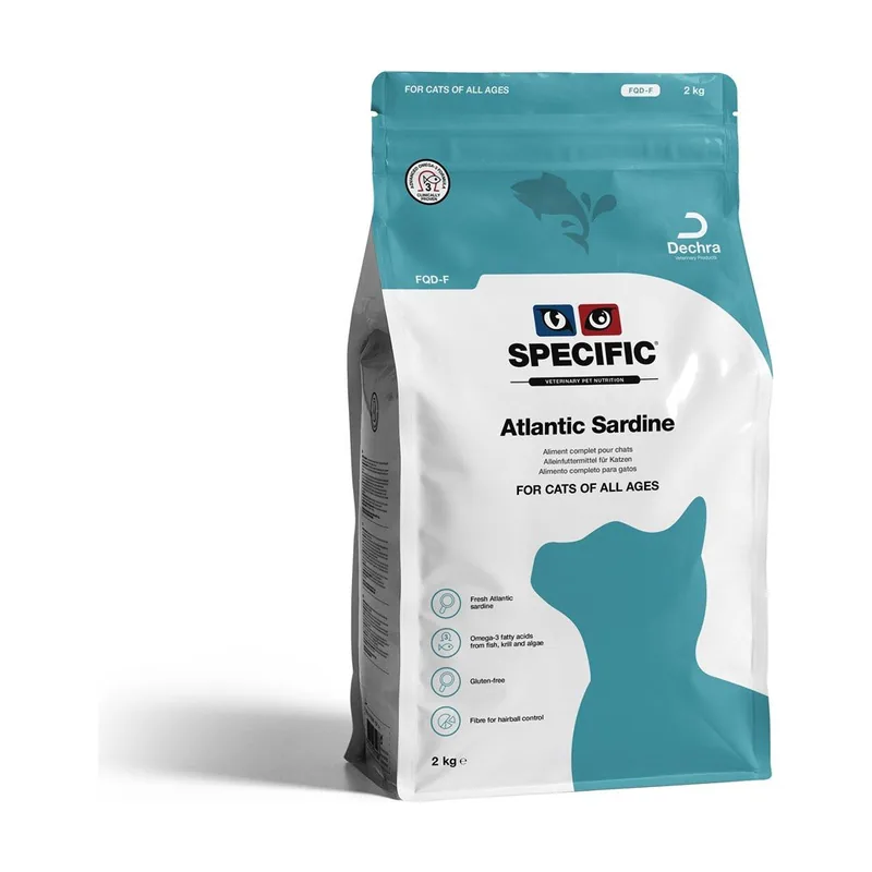 Specific FQD-F Sardina Atlántica Pienso Seco para Gatos 2Kg