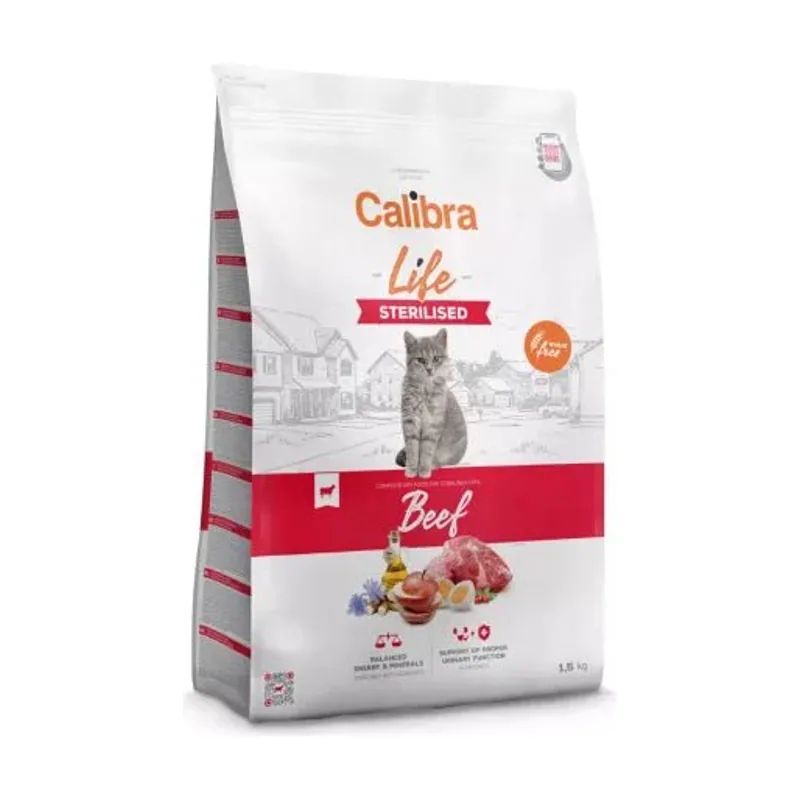 Calibra Cat Life Sterilised Ternera 1,5kg