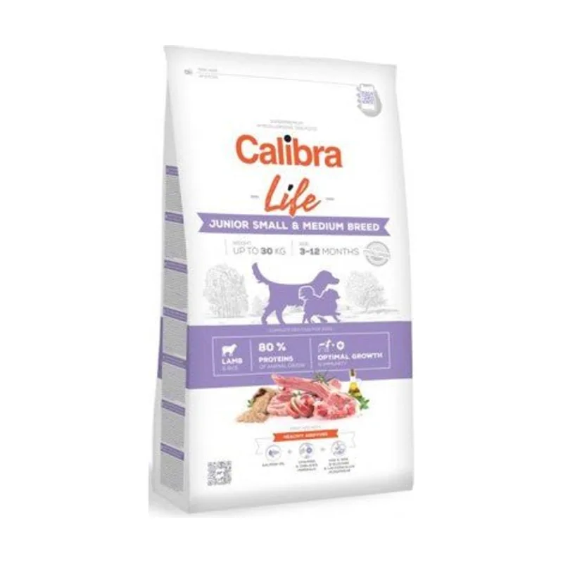 Calibra Dog Life Junior Pequeñas y Medianas Cordero 2,5Kg