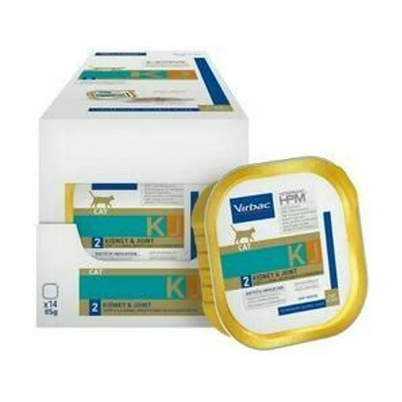 Virbac Pf HPM Feline Kidney & Joint Mousse Dietética Latas 400gr