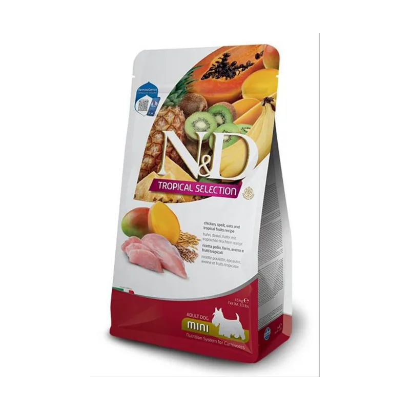 Farmina N&D Dog Tropical Selection Mini Pollo Alimento Seco 5kg