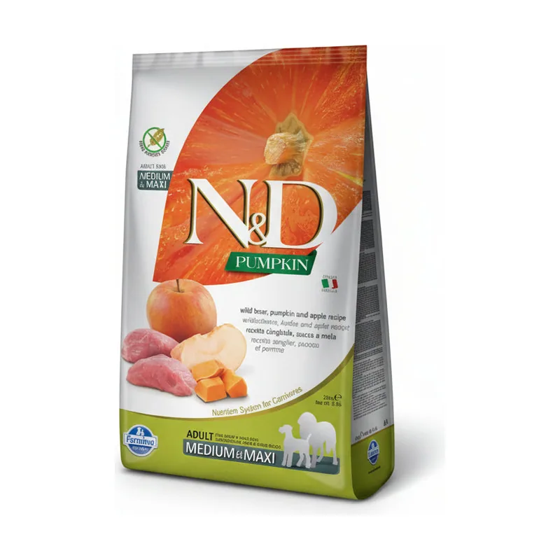 Farmina N&D Jabali y Manzana Pienso Seco 2.5kg