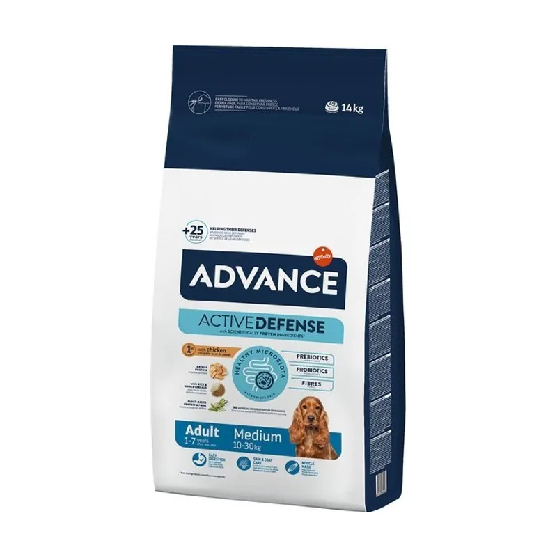 Affinity Advance Canine Adult Medium Pollo Arroz Alimento Seco 14kg
