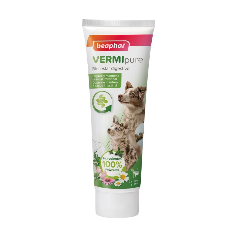 Beaphar Vermipure Pasta Natural para Perros 100g