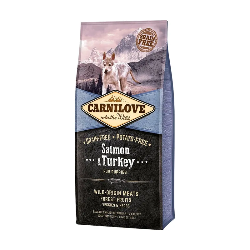 Carnilove Puppy Comida Seca Salmón & Pavo 12Kg