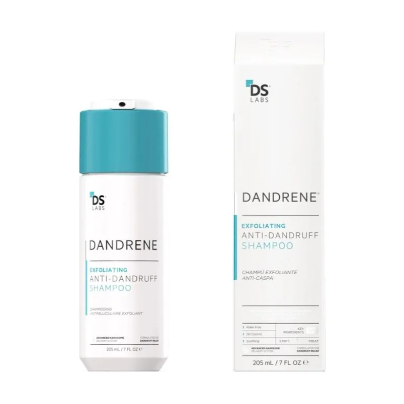 DS Laboratories DANDRENE Champú Exfoliante Anticaspa 205 ml