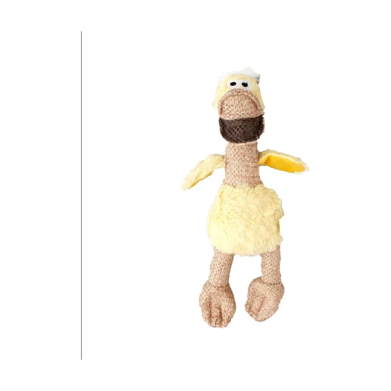 Flamingo Pato de peluche amarillo para perros