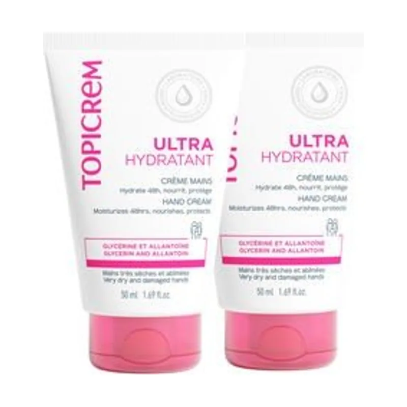 Topicrem Crema de Manos Ultra Hidratante 2 x