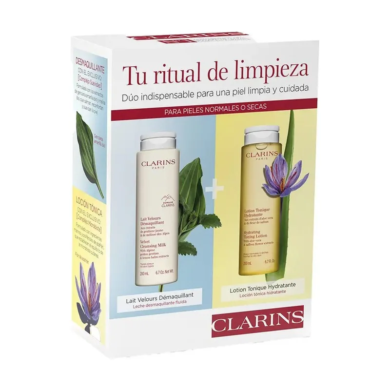 Clarins Leche Desmaquillante Estuche 200ml + 200ml