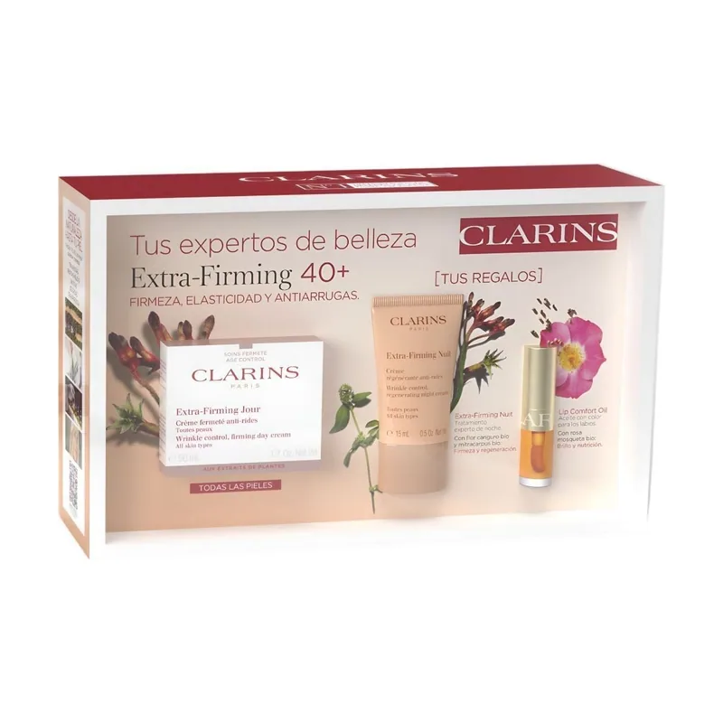 Clarins Extra Firming Set de Cuidado Facial 50ml + 15ml + 1.4ml