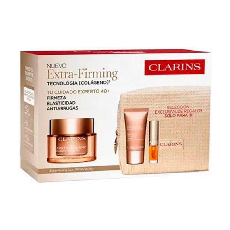 Clarins Crema Pieles Secas Extra Firming Estuche 3 pz