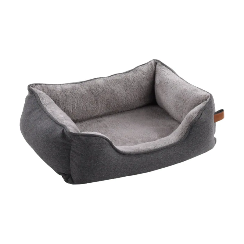 Flamingo Carlota Rectángulo Gris Claro cama cuna para perros