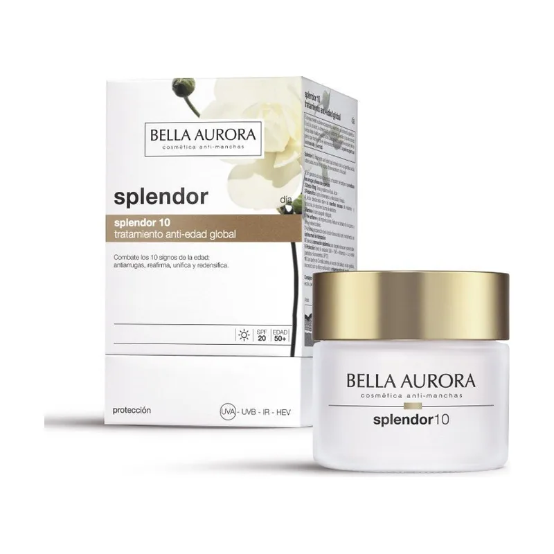 Bella Aurora Splendor 10 Crema Antiedad de Día SPF20
