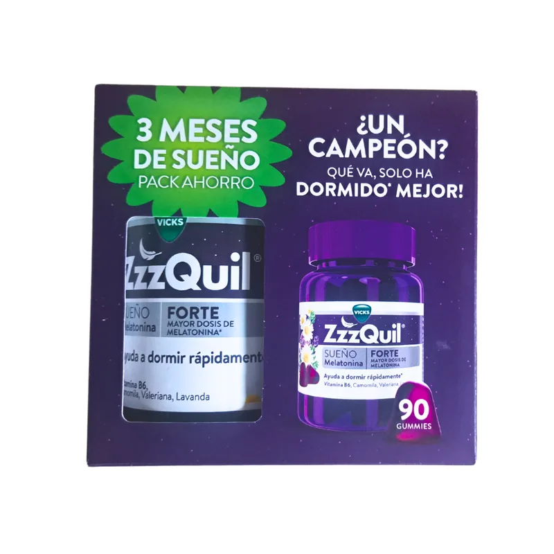 Procter & Gamble Zzzquil Sueño Melatonina Forte 90 Gummies