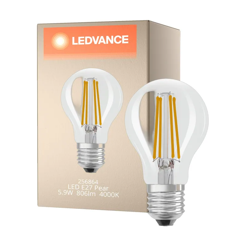 Osram Ledvance Classic LED E27 Peer Filament Bright