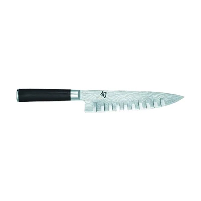 Kai Shun Classic cuchillo de cocina japonés 20 cm de longitud de hoja con alveolos