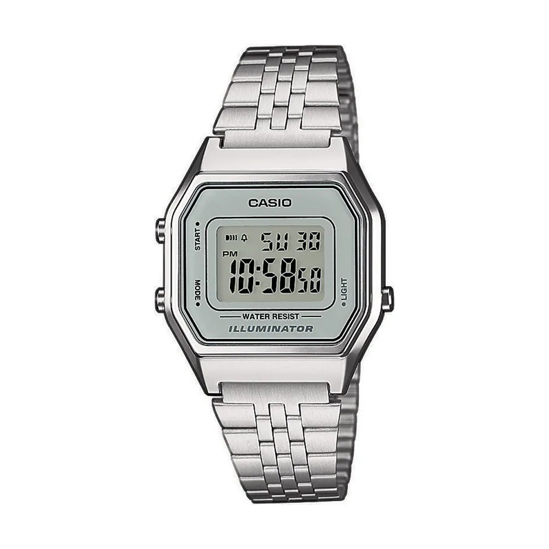 Casio LA680WEA-7EF Resina correa Metálico Dial