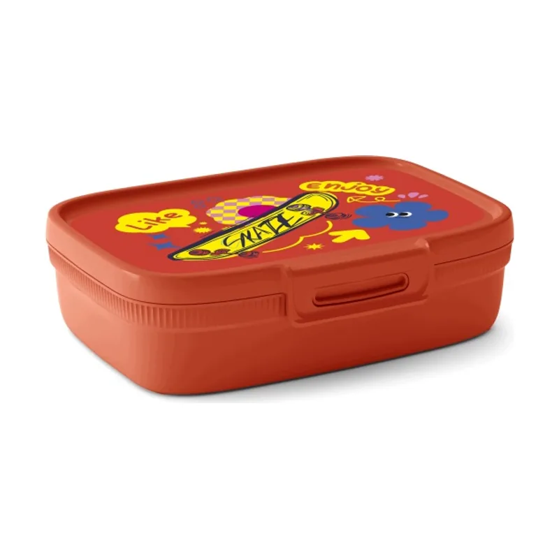 8 Curver pojemnik na żywność snap box 1,3l czerwony