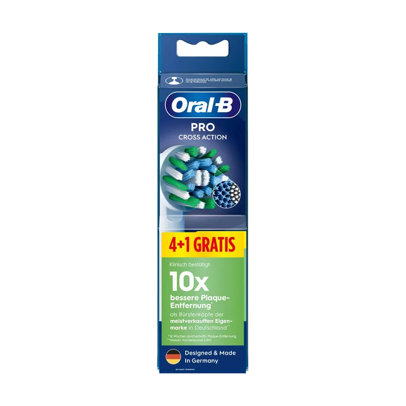 Braun Oral-b pro crossaction 4+1 aufsteckbrsten