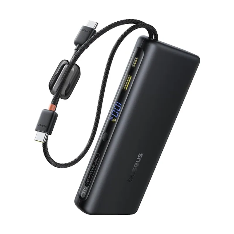 Baseus OS-Baseus EnerFill FC41 Digital Display Power Bank with Built-in USB-C Cables
