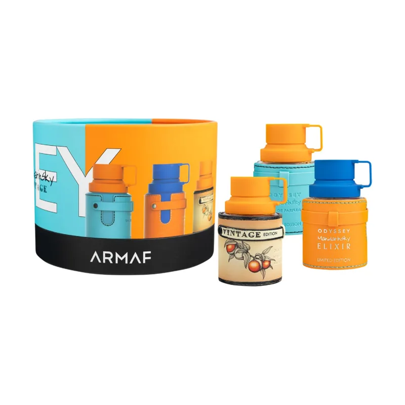 Armaf wheel of odyssey gift set madarin sky edp + madarin sky elixir edp + madarin sky vintage edp
