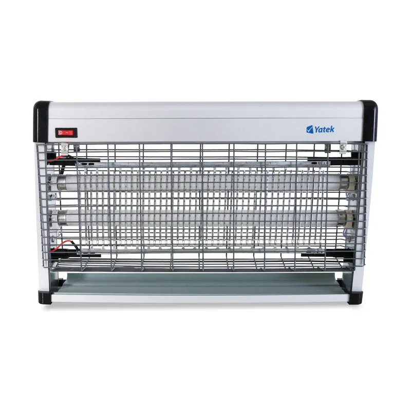Yatek Lámpara mata insectos eléctrico de 20w de potencia 2x10w radio de acción 100m2