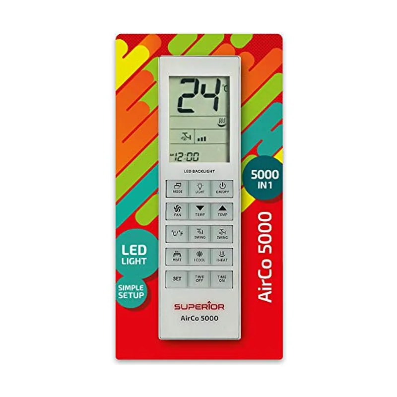 Superior Mando Universal Para Aire Acondicionado 5.000 Codigos SUPCU005