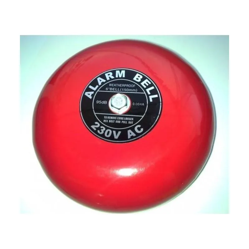 Krang Timbre Industrial Campana 15cm 95Db 230V Rojo K27612