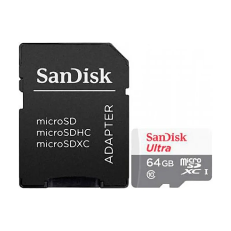 Ultra MICROSDXC 64GB + SD Adapter 100MB/S Class 10 UHS-I