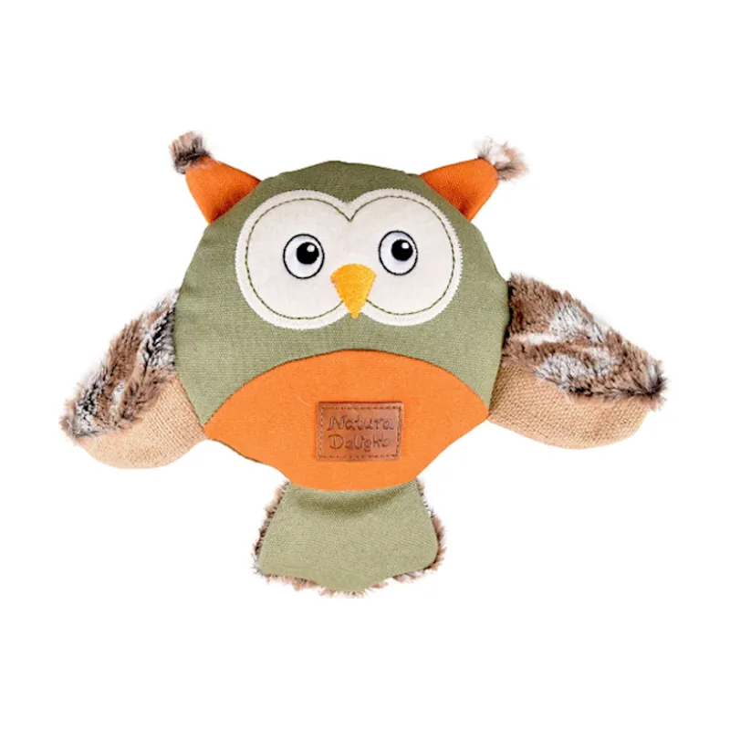 Flamingo Natura Delight Búho de peluche para perros