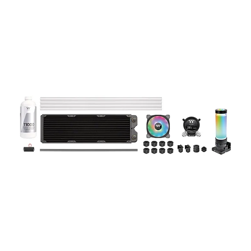 Thermaltake K pacific clm360 ultra hard tube liquid cooling kit mx2 water block