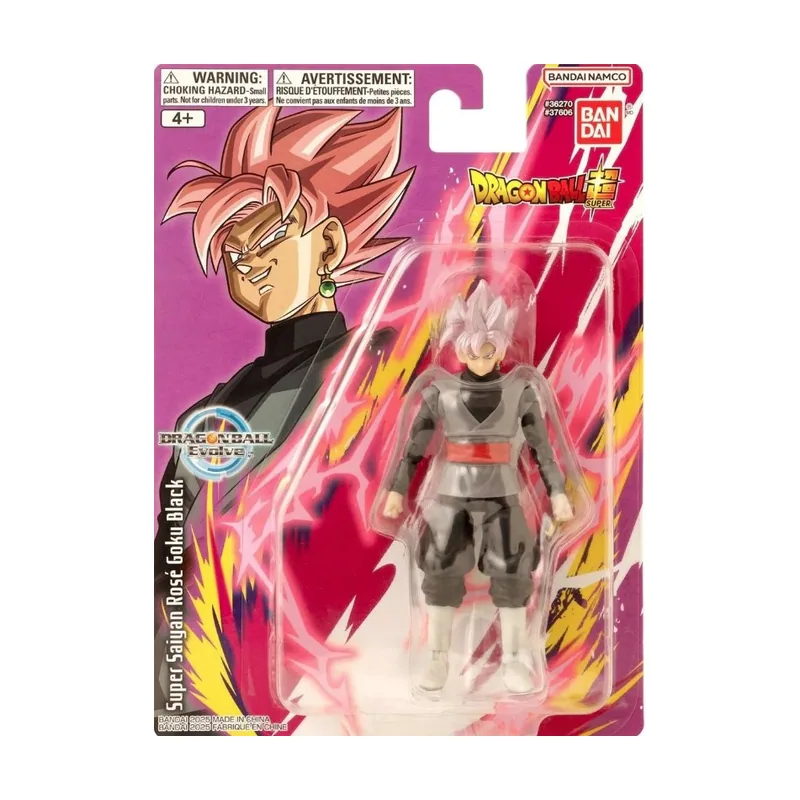 Bandai Dragon Ball Evolve Super Saiyan Rose Goku Black Figura de acción de 4.9 Pulgadas