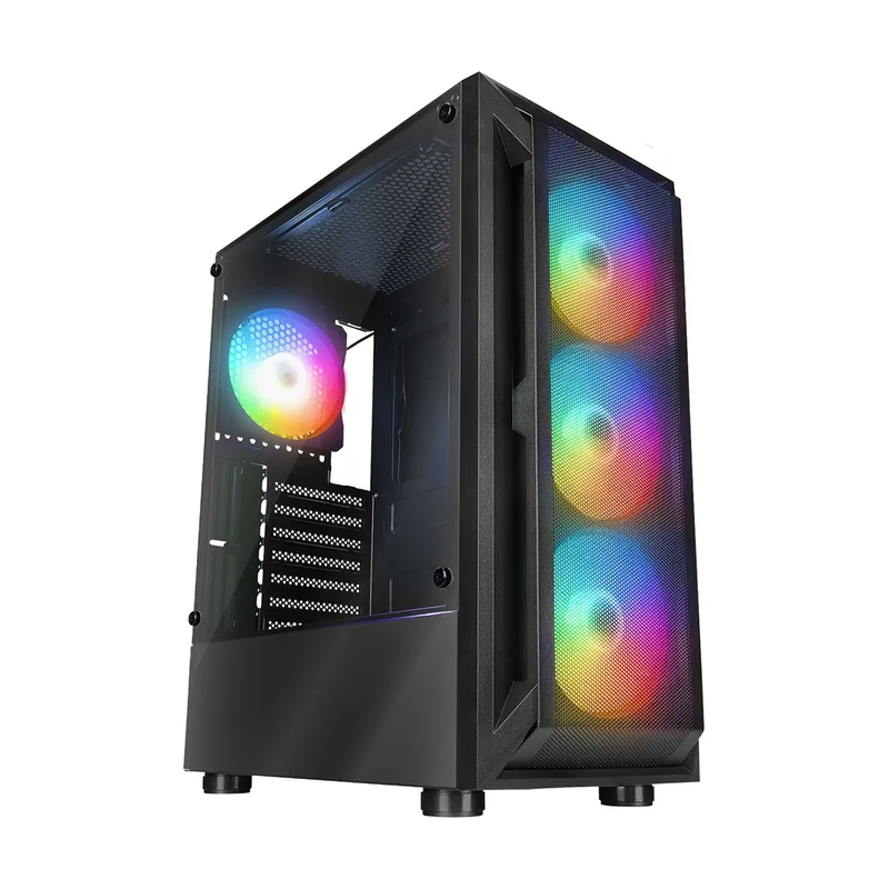 Rampage Carcasa para pc con ventana shiva