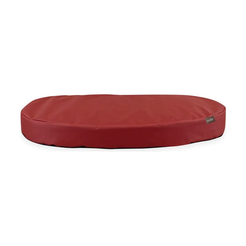 Leeby Colchoneta Waterproof y Desenfundable Roja para perros