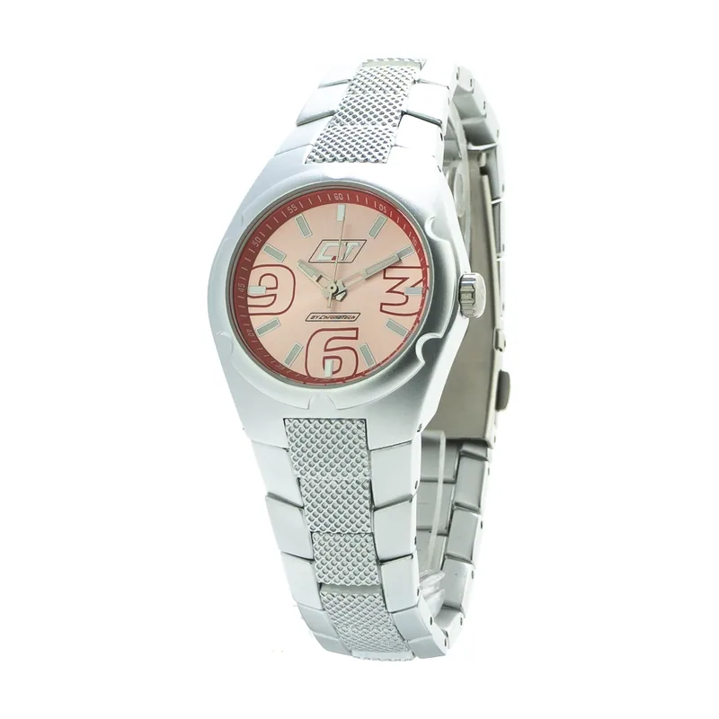 Chronotech Reloj Analógico para Mujer de Cuarzo con Correa en Policarbonato CC7039L-07M