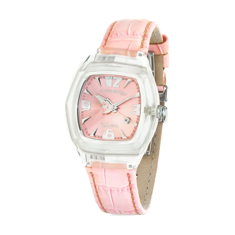 Chronotech Reloj Analógico para Mujer de Cuarzo con Correa en Cuero CT7888L-07