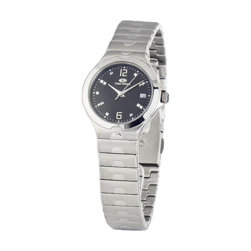 Time Force Reloj Analógico para Mujer de Cuarzo con Correa en Acero Inoxidable TF2580L-01M
