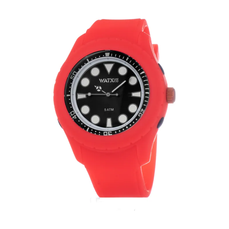 Watx & Colors Watx Watxandco Reloj Unisex Analogico Cuarzo con Correa de Silicona COWA3798-RWA5700