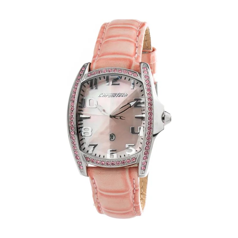 Chronotech Reloj Mujer Analogico Cuarzo con Correa de Piel CT7988LS-27
