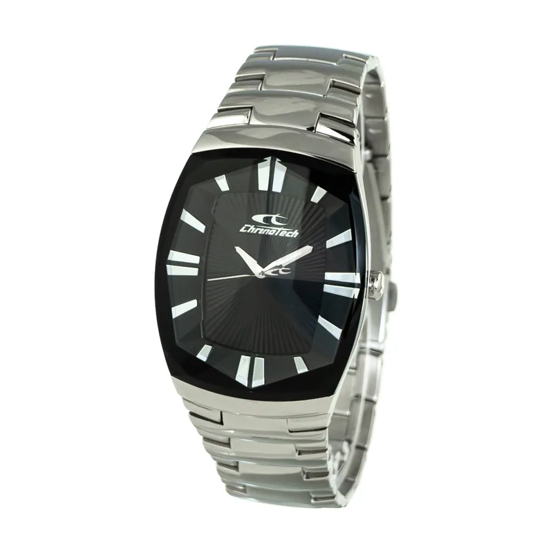 Chronotech Reloj Hombre Analogico Cuarzo con Correa de Acero CT7065M-02M