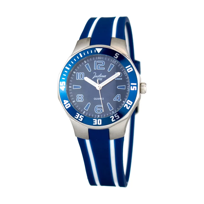 Justina Reloj Mujer Analogico Cuarzo con Correa de Caucho 11910A