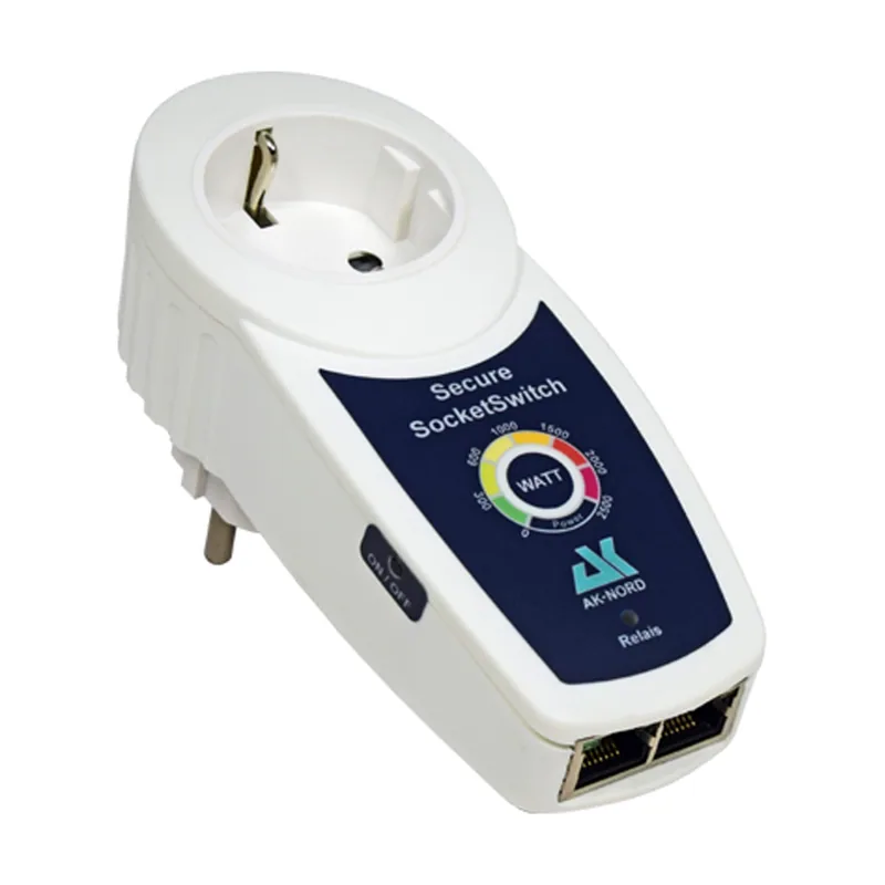 Roline Secomp 19071499 Secure Socket Switch con 1 x Protección de Contacto Via TCP/IP
