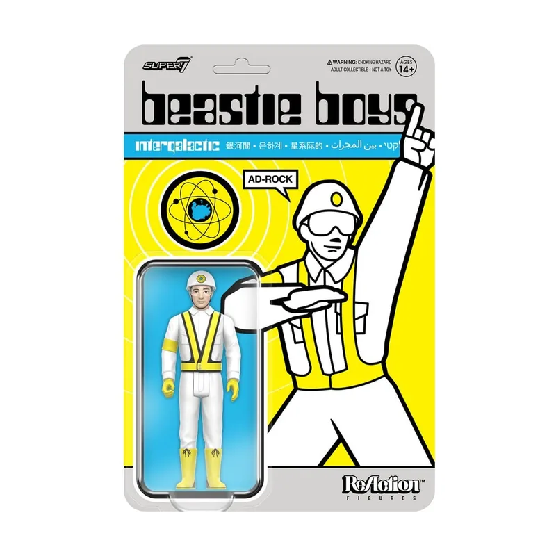 Super 7 Super7 Figura de reacción Beastie Boys Ad-Rock Guardia Intergaláctica Cruce