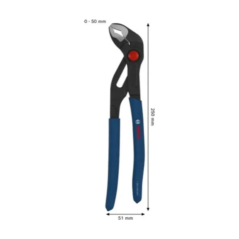 8 BOSCH Tenazas para bombas de agua (250 mm