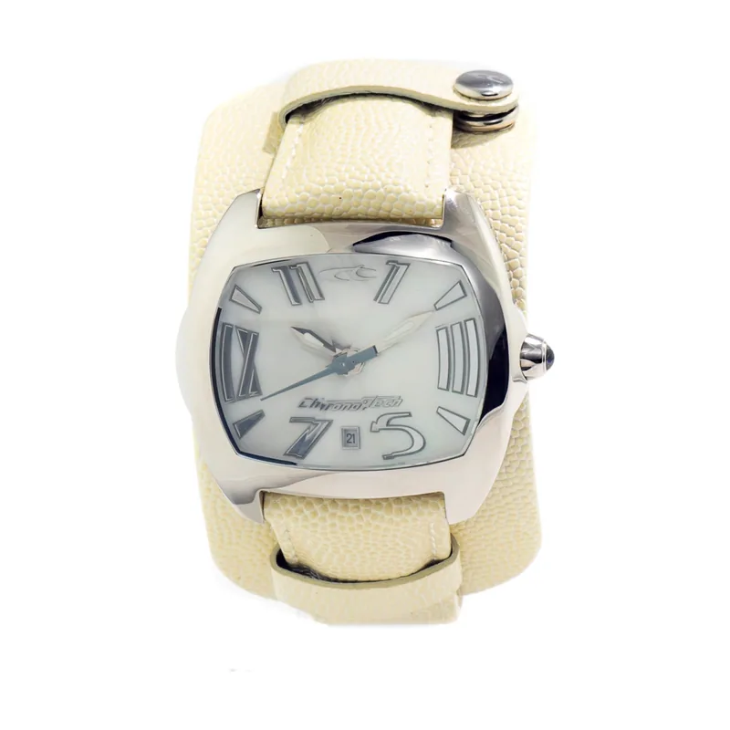 Chronotech Reloj Hombre Analogico Cuarzo con Correa de Piel CT2188J-20