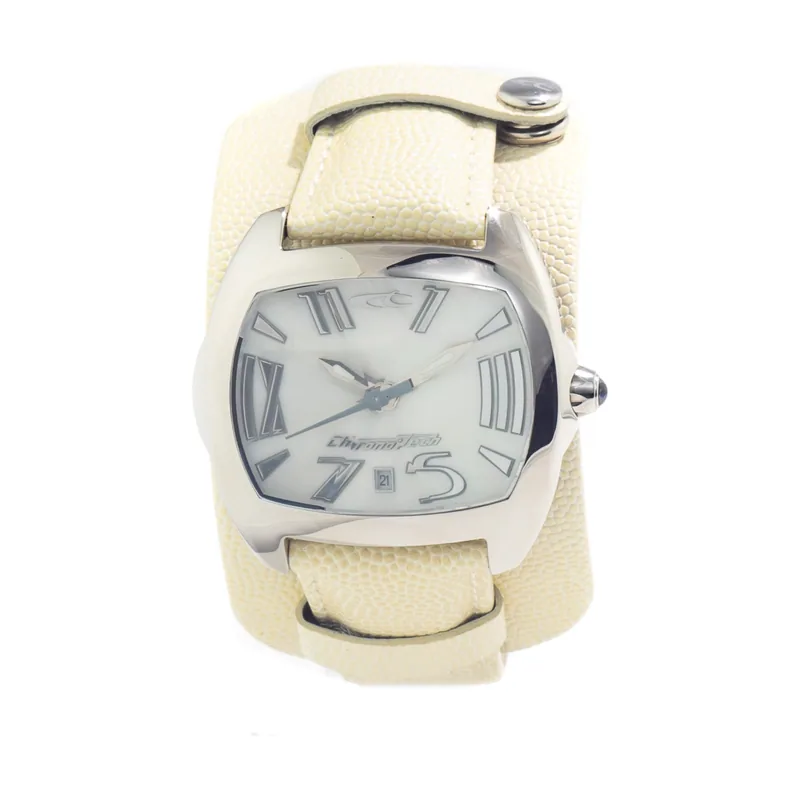 Chronotech Reloj Hombre Analogico Cuarzo con Correa de Piel CT2188M-20
