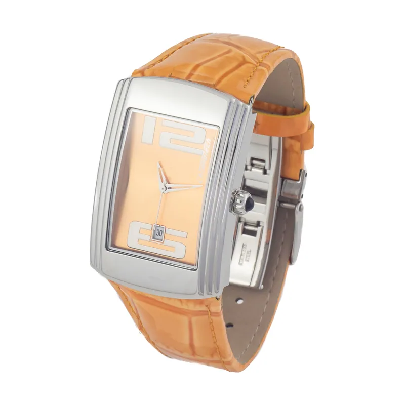 Chronotech Reloj Analógico para Mujer de Cuarzo con Correa en Cuero CT7017B-07